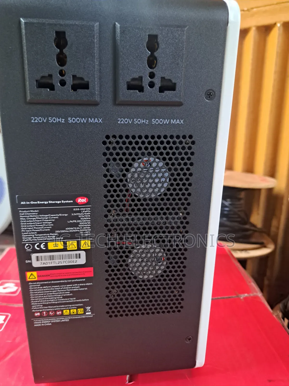 Itel Power Tank 500w/1000wh
