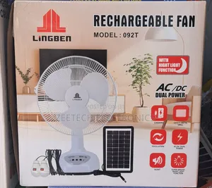 Lingben Model 092t Ac/Dc Rechargeable Fan