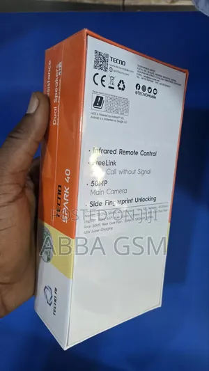 New Tecno Spark 40 128 GB Black