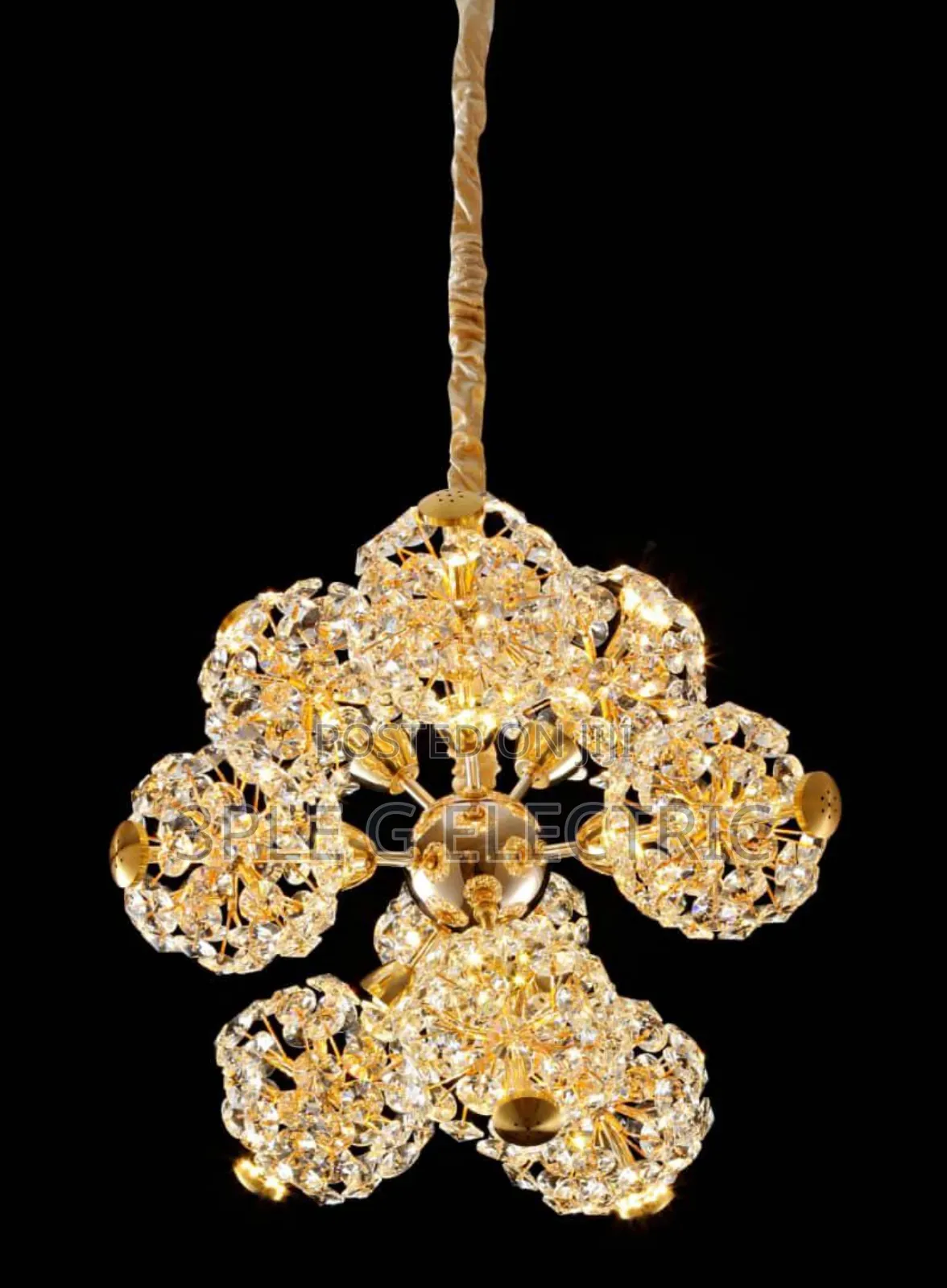 12 Hand Led Nordic Crystal Chandelier