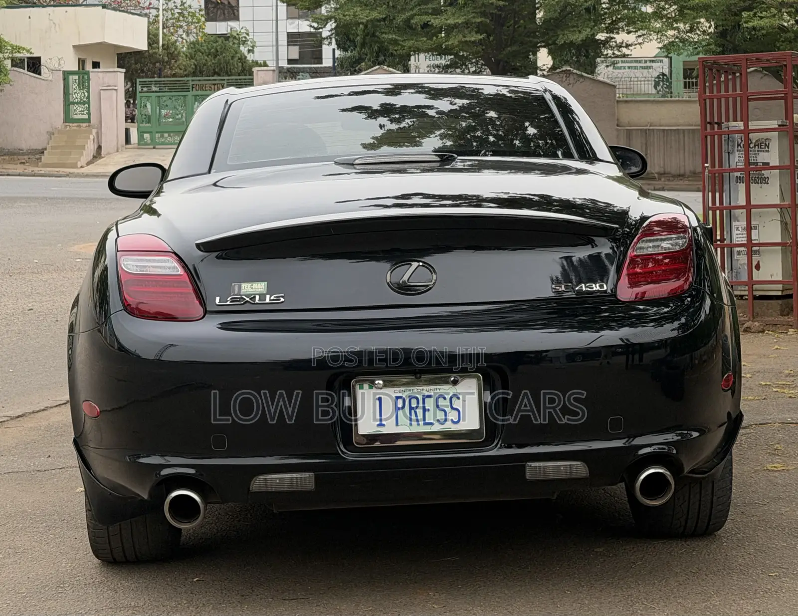 Lexus SC 430 Convertible 2006 Black