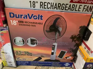 4in1"18 Duravolt Rechargeable Standing Fan