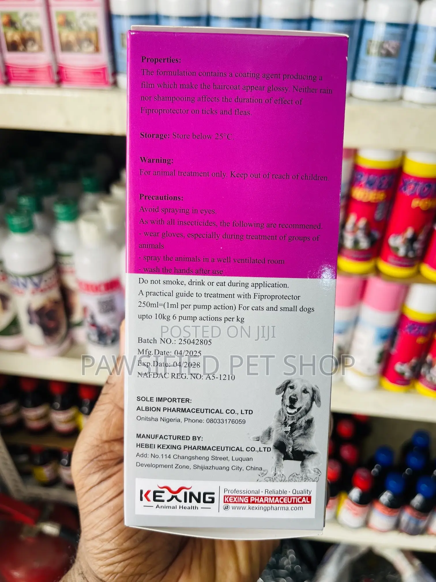 Fiproprotector Tick and Flea Spray
