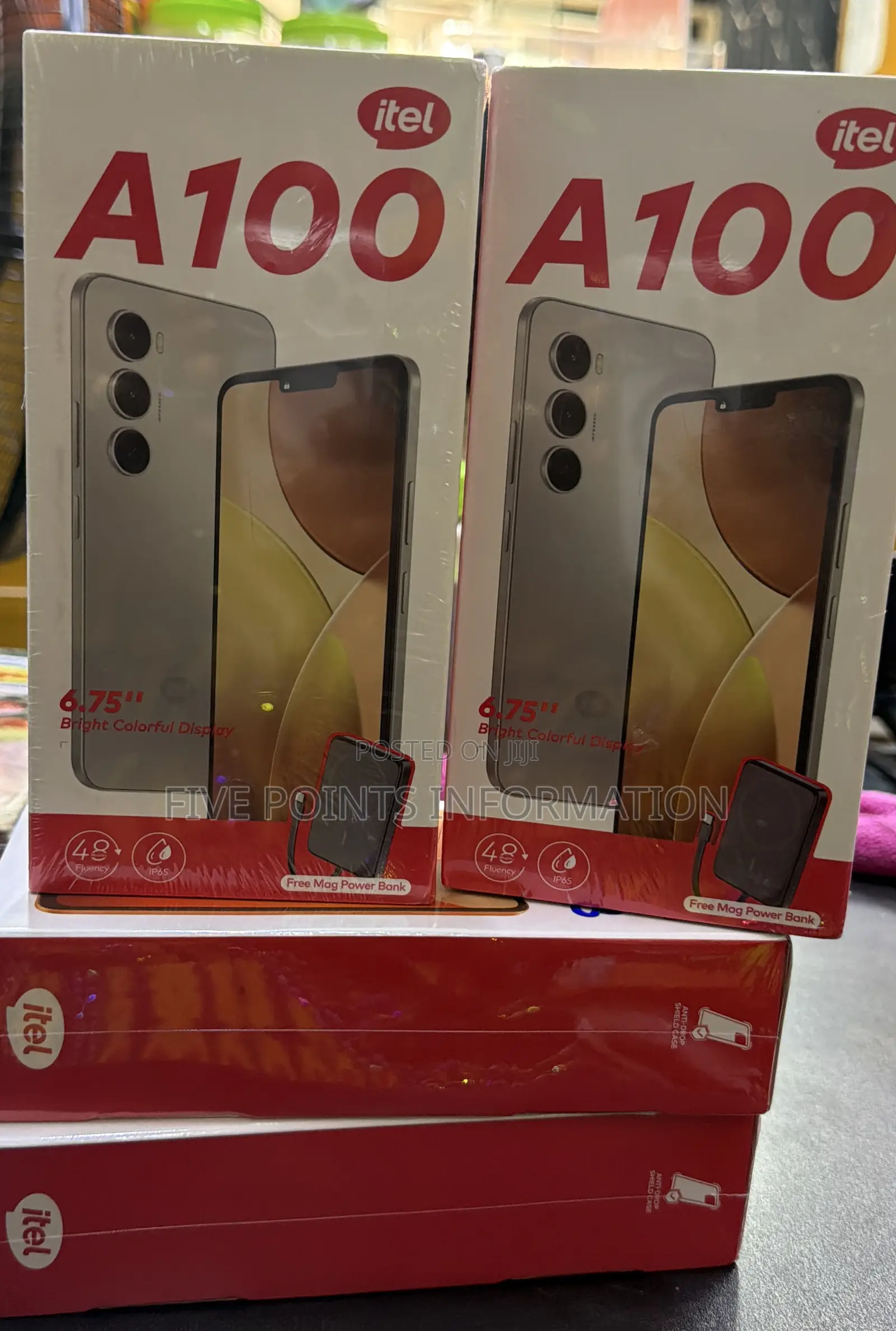 New Itel A100 128 GB Black