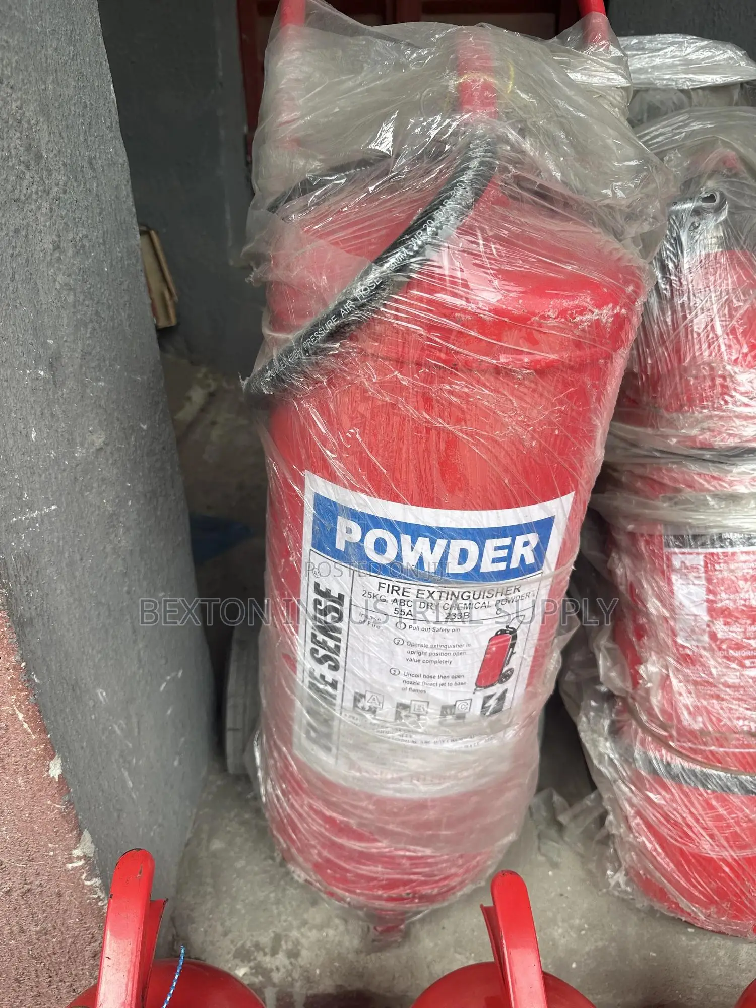 25kg Fire Extinguisher (Dcp) On Wheel
