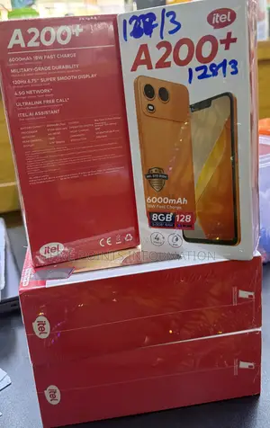 New Itel A200+ 128 GB Blue