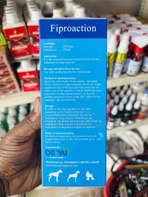 Fiproaction Ticks and Fleas Spray