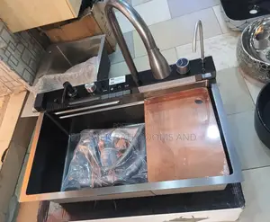 Complete Kitchen Sink With Button and Tap Certain