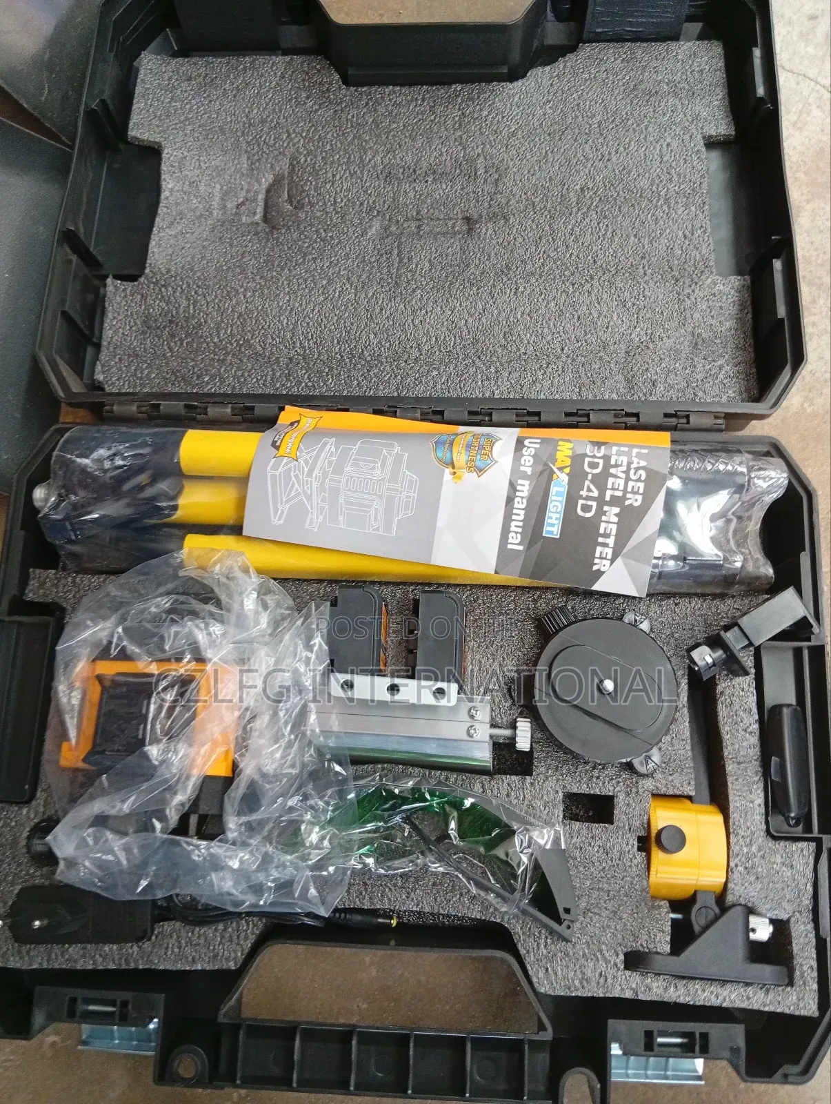 3d Outdoors and Indoors Green Light Laser Line Level Machine