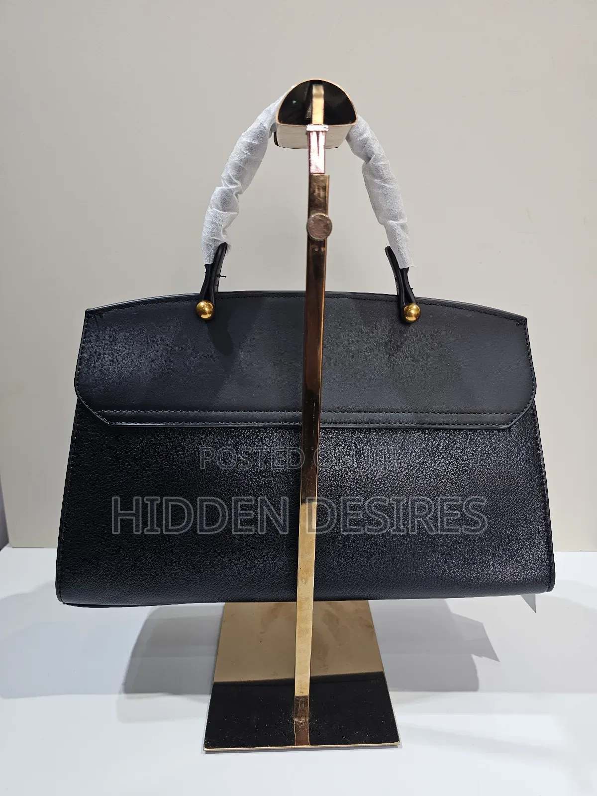 Top Handle Bag- Black