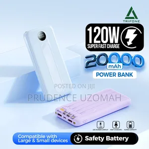 Trifone 4 in 1 Cable Power Bank 20000mah