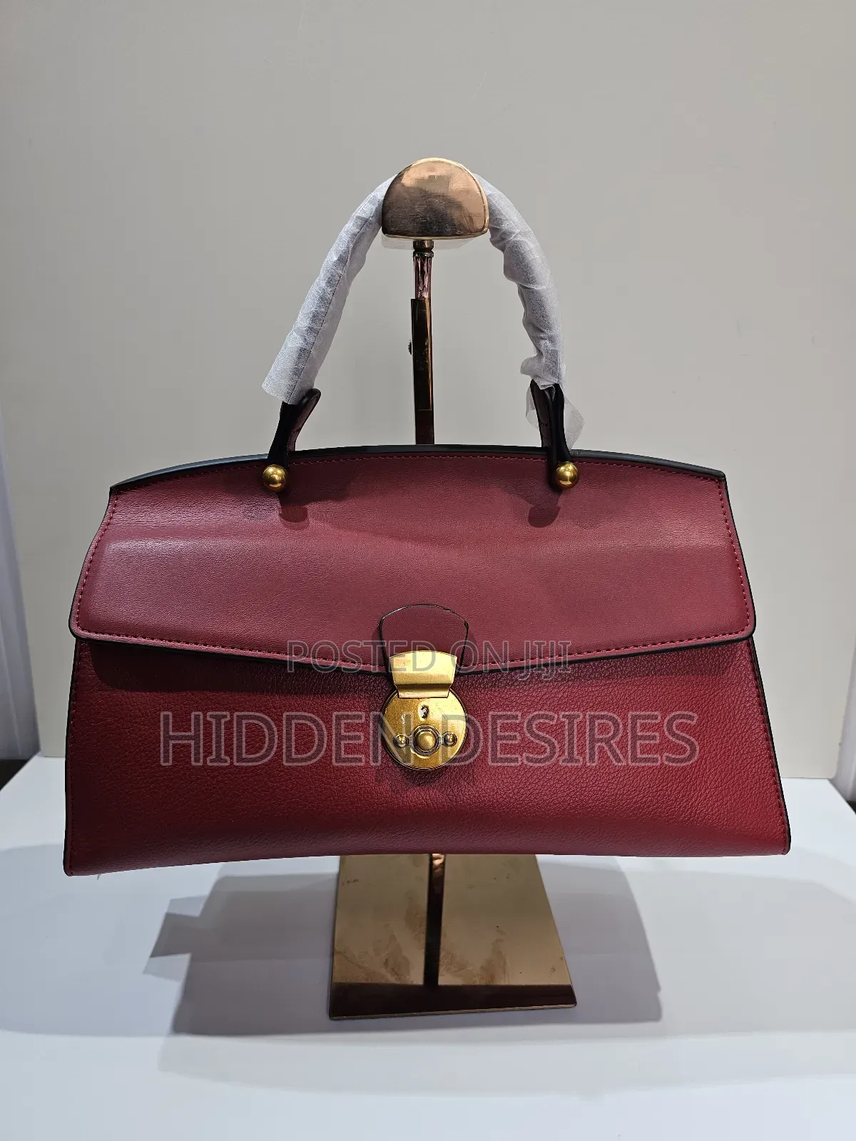 Top Handle Work Bag- Wine