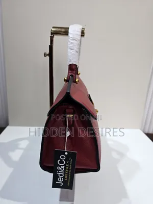 Top Handle Work Bag- Wine