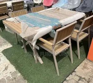 Imported Luxury Outdoor Table and Chairs by 6 Seater Capacity