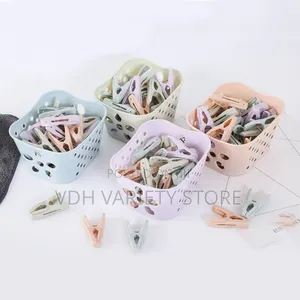 30pc Quality Strong Cloth Peg in Basket Perfect for Souvenir