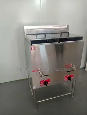 Industrial Standing Gas Fryer Double Basket