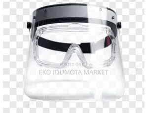 Face Shield With Transparent Face and Elastic Loop