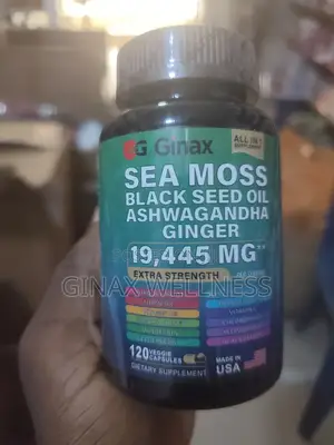 Ginax 16-in-1 Sea Moss Blend Capsule for Daily Wellness (120capsules)