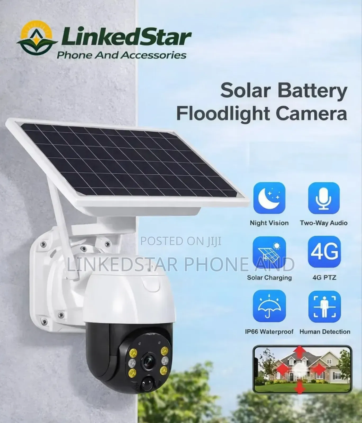 Single Lens Classic 4g Solar Cctv Camera