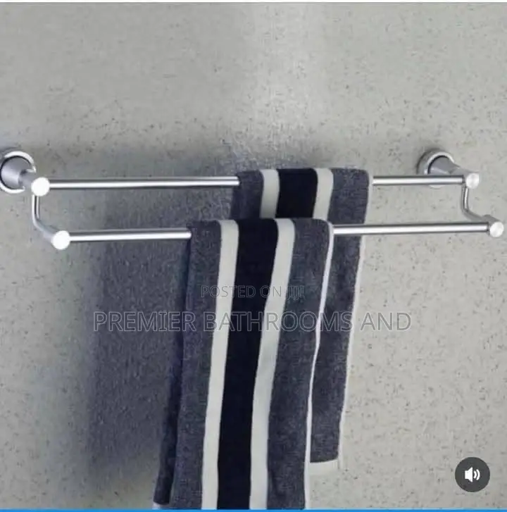 Double Aluminum Towels Rail