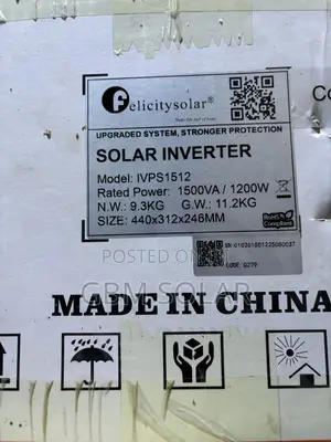 1.5kva 12v Ivps Solar Inverter Felicity Solar