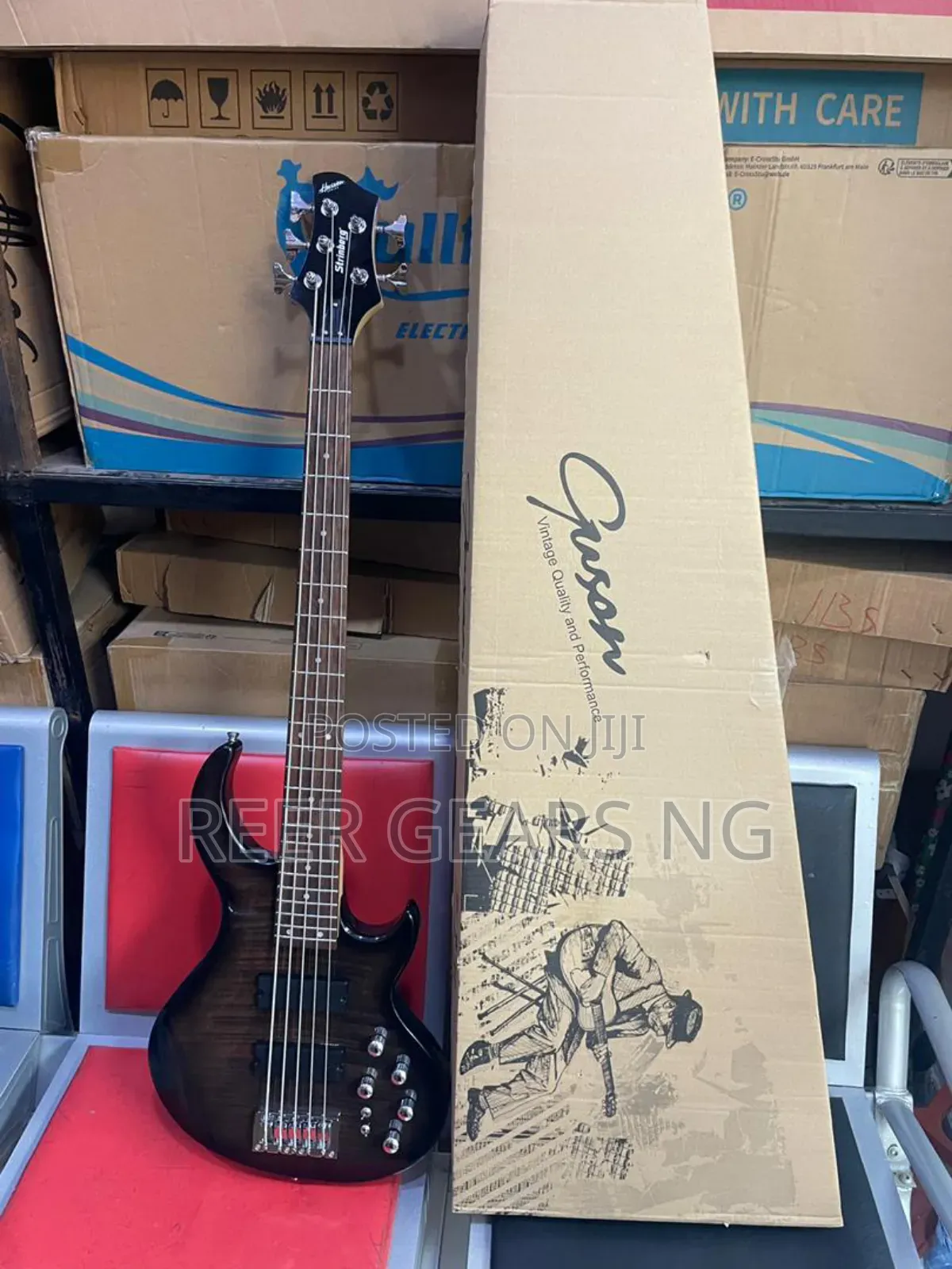 Black Coffee Strinberg 5 Strings Active Bass