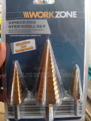 3pcs HSS Step Drill Set