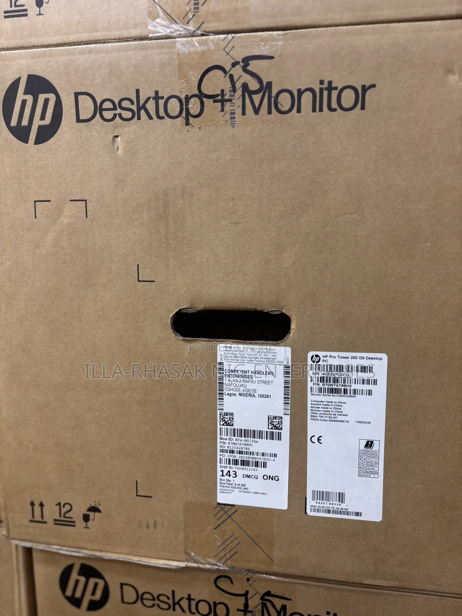 New Desktop Computer HP 290 G9 8GB Intel Core i5 SSD 512GB