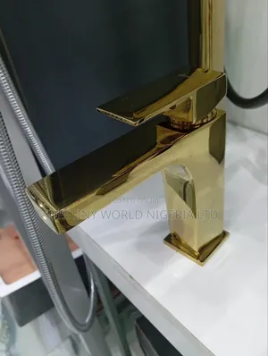 Gold Basin Mixer Tap