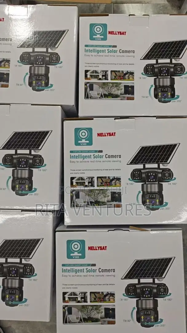 V380 T30 3 Leans Solar Camera