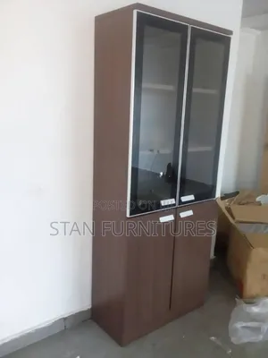 Office Formica Glass Shelve