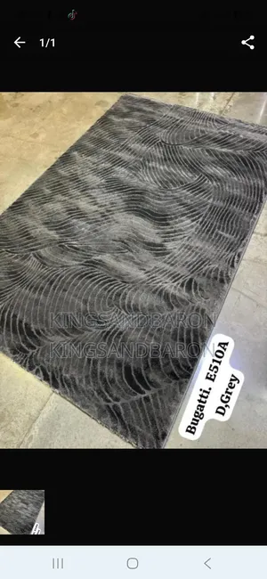 5×7fts/7x10fts Dark Gray Turkey Center Rug