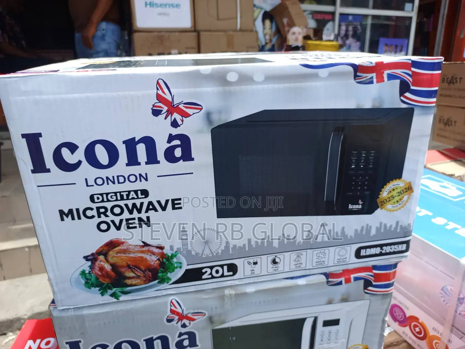Icona 20l Digital Microwave Oven | Ildmo-2035xb
