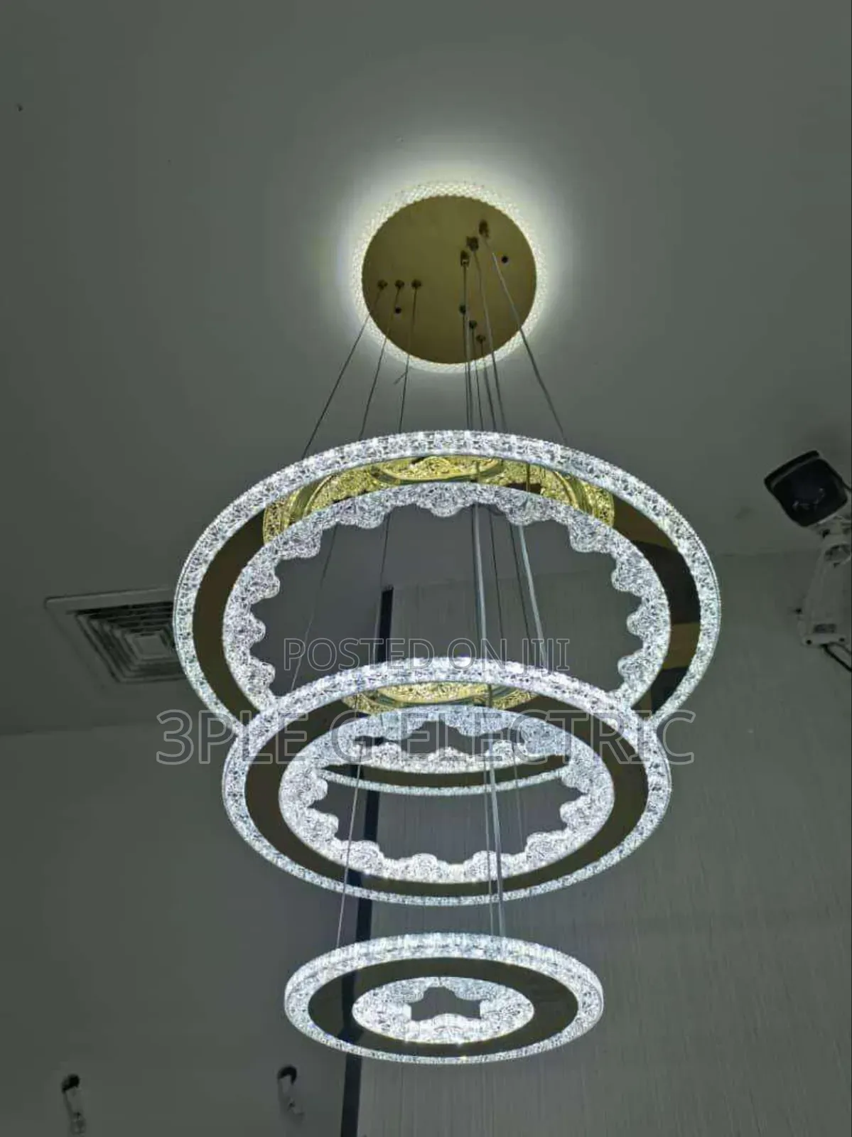 3 Ring Luxury Chandelier