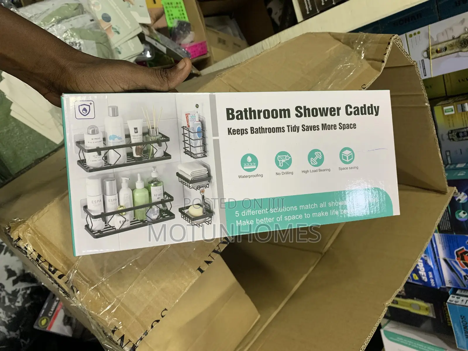 5in1 Bathroom Shower Rack