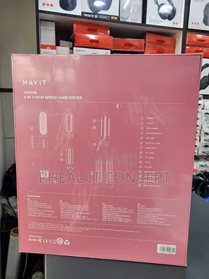 Havit Hd 8118 6 in 1 High Speed Hair Dryer