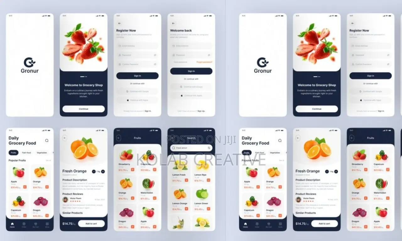 Website Ui/Ux Design for Businesses | Mobile App Ui Design for sale ...