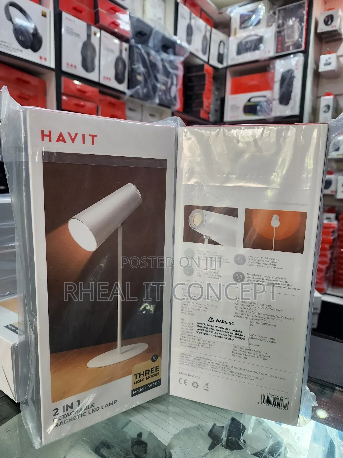 Havit Wt 214 2 in 1 Detachable Magnetic Reading Led Lamp