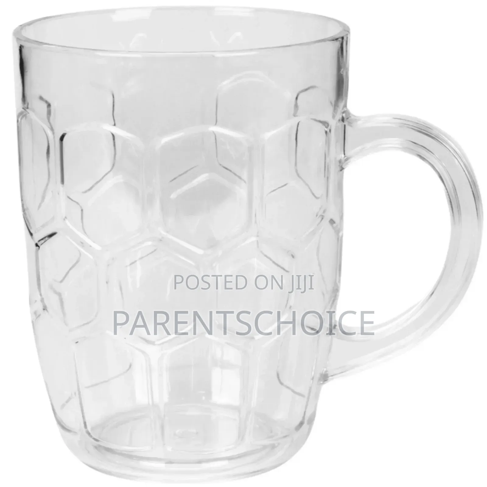 Clear Acrylic Beer Drinking Cup - 12pcs