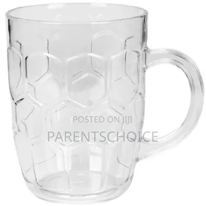 Clear Acrylic Beer Drinking Cup - 12pcs