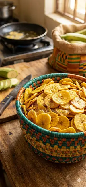 Crunchy Plantain Chips – Fresh Spicy (Lagos)