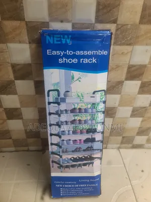 6 Layers Stainless Shoe Rack +Steel Pipes