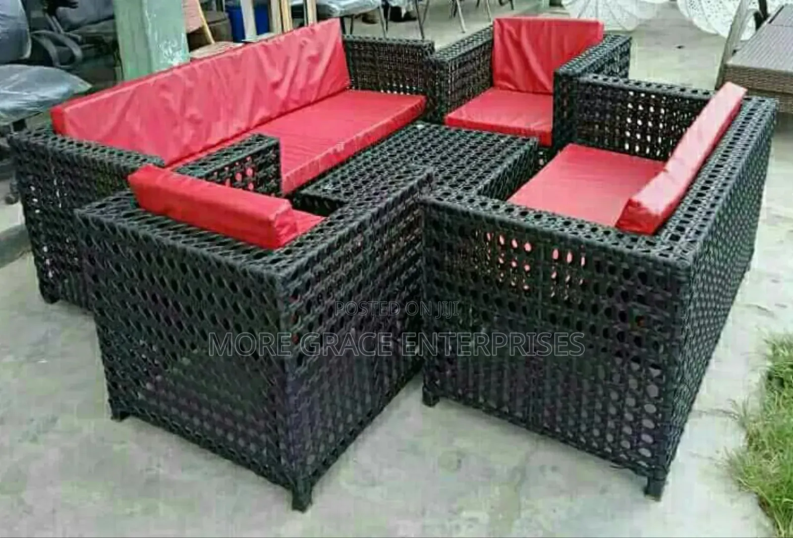 7 Seater Rattan Sofa