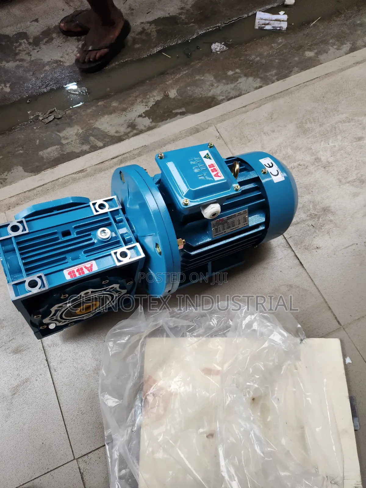Abb Electric Worm Gear Motor 4hp/3kw 3phase