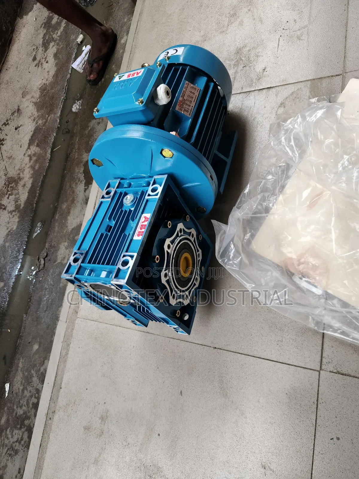 Abb Electric Worm Gear Motor 4hp/3kw 3phase