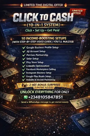 Click-to-cash 10 In 1 System Package