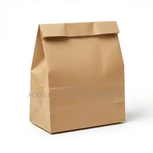 A4 Medium Brown Kraft Paper Bag (Landscape, No Handle, 110gsm)