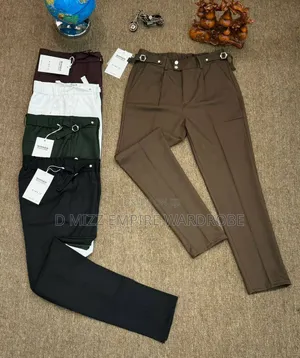 Quality Italian Plain Pant Trousers