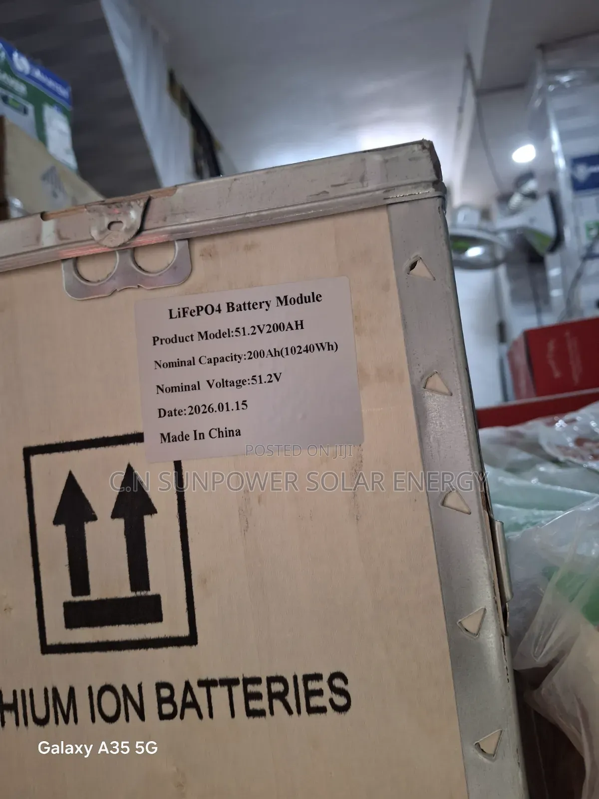 10kwh/48v SMS Lithium-Ion Battery