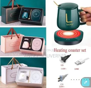 Electric Cup and Saucer. Your Drink Your Temperature Anytime